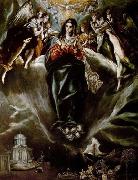 GRECO, El The Virgin of the Immaculate Conception oil painting on canvas